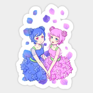 Hortensias Sticker